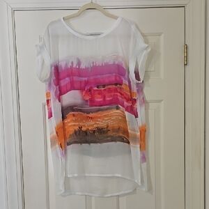 Beate Heymann Street Couture Sheer Top size 10